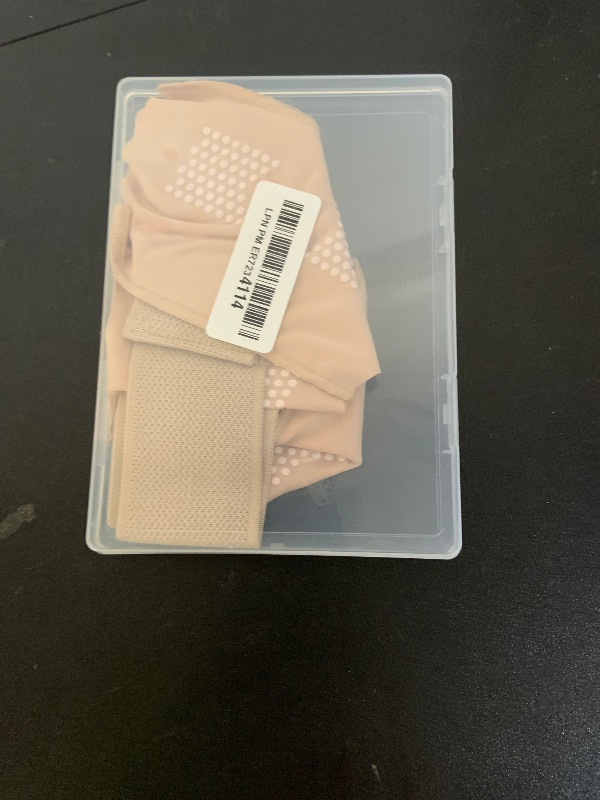 Photo 1 of Ankle Braces for Women Men, 2 pcs Ankle Compression Sleeve Plantar Fasciitis Brace Plantar Fasciitis Relief, Arch Support Socks Ankle Sleeve Ankle Brace for Sprained Ankle (Beige, Large)