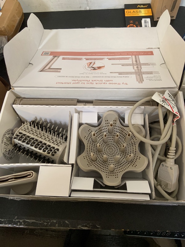 Photo 1 of Shark HD435 FlexStyle Air Styling & Drying System, Powerful Hair Blow Dryer & Multi-Styler with Auto-Wrap Curlers, Curl-Defining Diffuser, Oval Brush, & Concentrator Attachment, Stone