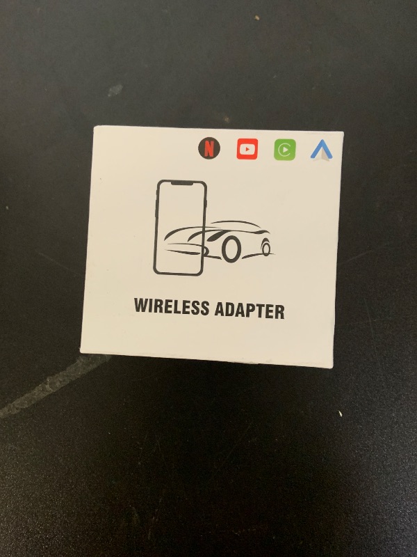 Photo 1 of Wireless CarPlay Adapter for Convert Wired to Wireless Car Play Adapter Fast Stable Connection 2025 Upgrade Ai Box Car Play Support Netflix, YouTube, TF Card Plug Connection Cars from 2015 & iOS 10+