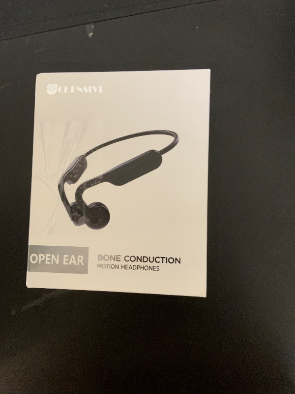 Photo 1 of Bone Conduction Headphones, Open Ear Headphones Bluetooth 5.4 with Mic, Wireless Sports Headset 11H Playtime, IPX6 Waterproof for Running, Cycling, Hiking, Work, Travel
