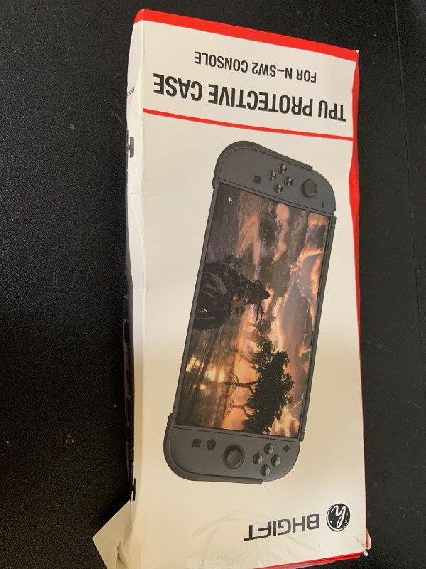 Photo 1 of BHGift for Switch 2 Grip Case (2025), Upgraded Slim Switch 2 Dockable Protective Case, Console Hard Cover Like a Real Gamepad for Handheld, Shockproof and Scratchproof, Black