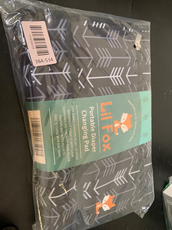 Photo 1 of Baby Changing Pad by Lil Fox. Portable Changing Pad for Baby Diaper Bag or Changing Table Pad. One-Hand Diaper Change Pad. Baby Shower Gifts, Newborn Baby Essentials, Unisex Baby Stuff