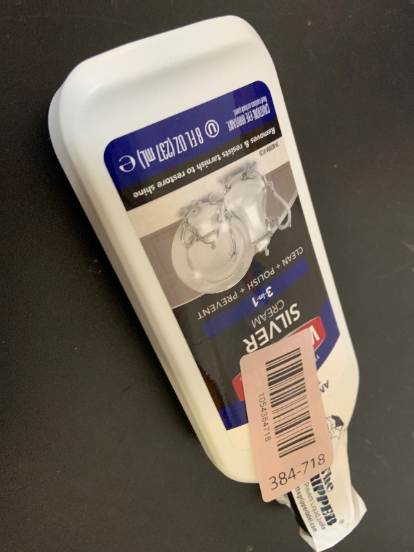 Photo 1 of Weiman Silver Cleaner and Polish - 8 Ounce with Polishing Cloth - Ammonia Free - Polish Silver Jewelry Sterling Silver Antique Silver Gold Brass Copper and Aluminum