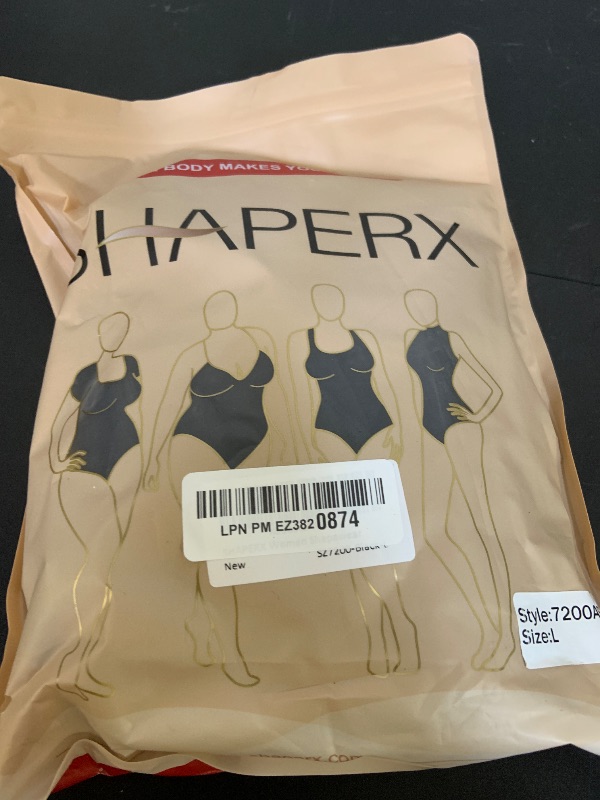 Photo 1 of SHAPERX Women's Fajas Colombianas Shapewear Postpartum Tummy Control Body Shaper Butt Lifter Bodysuit,SZ7200-Black-L