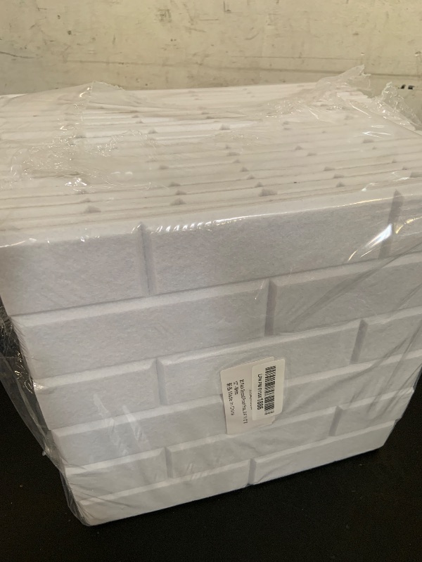 Photo 1 of 20 Pack Acoustic Panels with Self Adhesive, 12" X 12" X 0.4" High Density Sound Proof Foam Panels for Walls, Soundproof Wall Panels, Brick Sound Absorbing Panels for Home Studio Office Decor - White