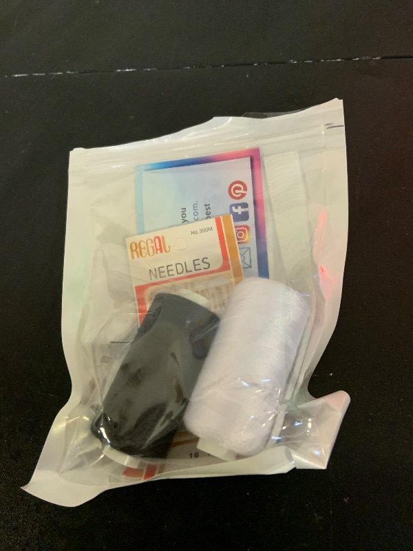 Photo 1 of Simthread All Purpose Thread Polyester 400 Yards (1 White 1 Black)