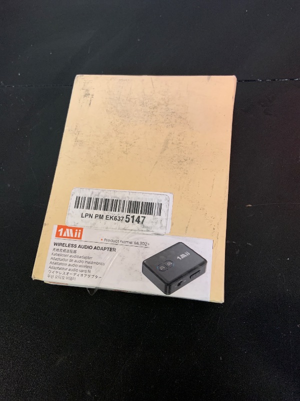 Photo 1 of 1Mii RCA Bluetooth 5.3 Adapter for TV, 3.5mm AUX Bluetooth Transmitter Receiver for 2 AirPods or Headphones, Home Stereo, Speakers, Projector, Treadmills, PC, with Volume Control, aptX Low Latency