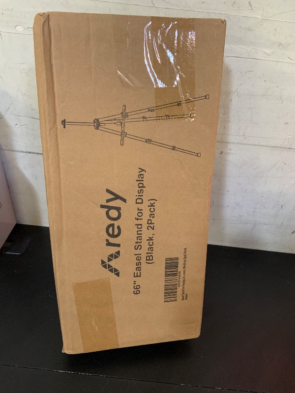 Photo 1 of Easels for Painting Canvas, Aredy 66" Art Easel for Drawing, Portable Painting Easel Stand, Metal Table Top Easel (2 Pack)