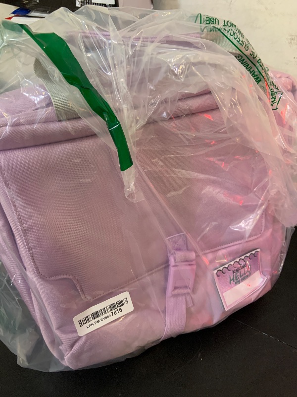 Photo 1 of Kaitiaki 3 Ring Zipper Binder Bag with Handle and Shoulder Strap, 2-Inch O-Ring, Large Laptop Pocket, 5-Tab Expanding File Folder, School Supply Kit (Pale Purple)