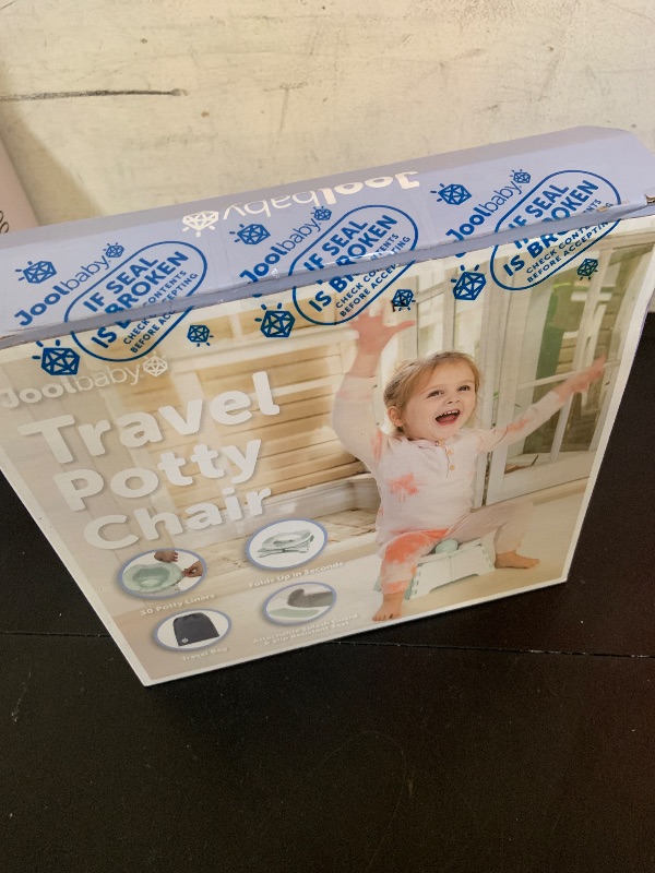 Photo 1 of Jool Baby Portable Potty Training Chair with Travel Bag and 30 Liners, Foldable, Indoor/Outdoor Use, Camping (Sage)