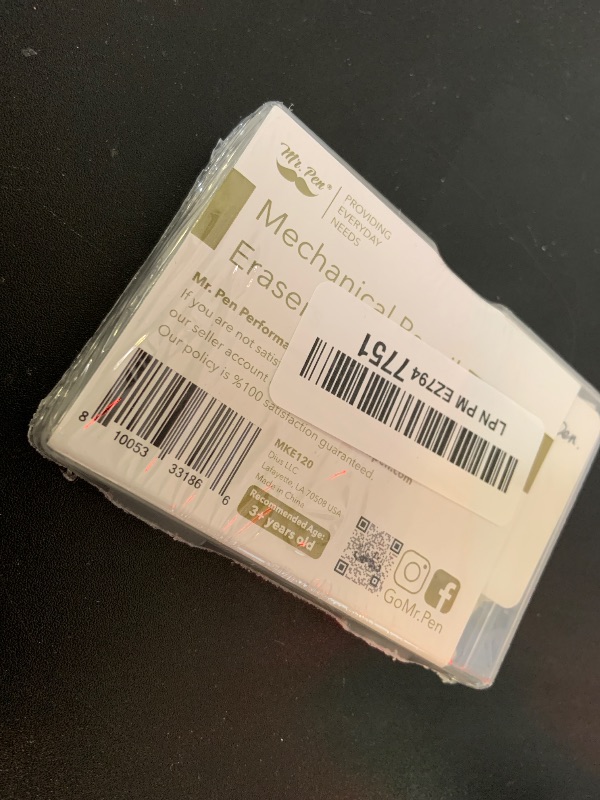 Photo 1 of Mr. Pen- Refill Eraser for Mr. Pen Mechanical Pencils, 120 pcs, NOT Universal, Please Pay Attention to The Size, Mechanical Pencil Eraser Refills, Erasers for Mechanical Pencils, Refill Erasers