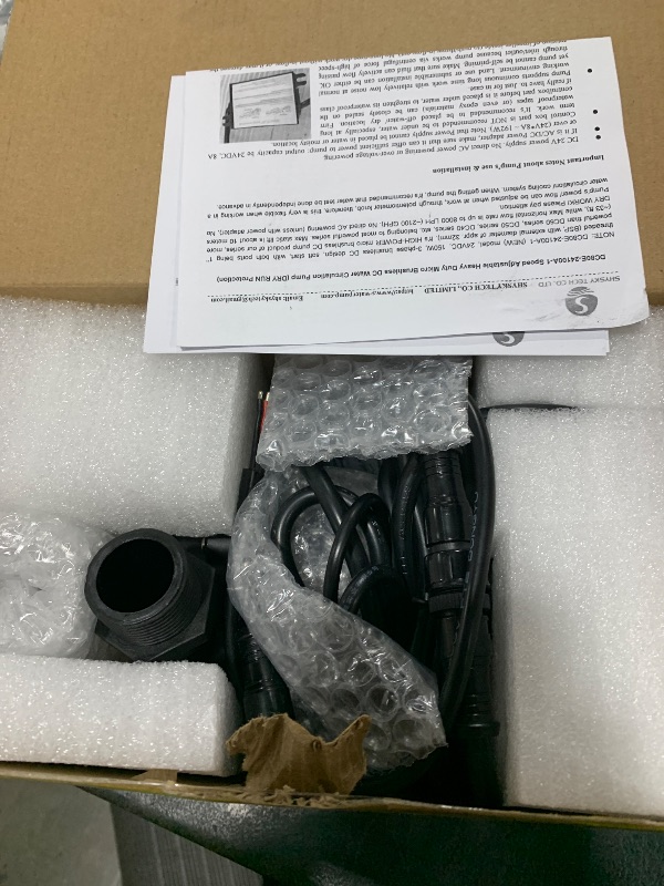 Photo 1 of SHYSKY 24V DC 150W Flow/Speed Adjustable Heavy Duty Water Pump DC80E-24100A-1 150W Lift 10m (32ft) 2113GPH, Brushless Design, Stable Circulation Cooling System for Yacht Auto Application