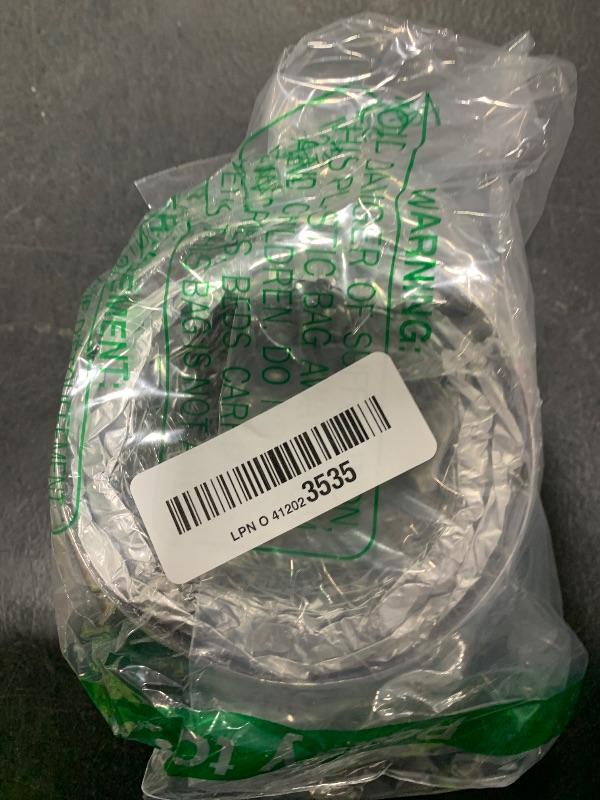 Photo 1 of CABAX Dryer Vent Hose 4 Inch 5 Feet Non-Insulated Flex Air Aluminum Foil Ducting for HVAC Ventilation with 2 Clamps, Silver
