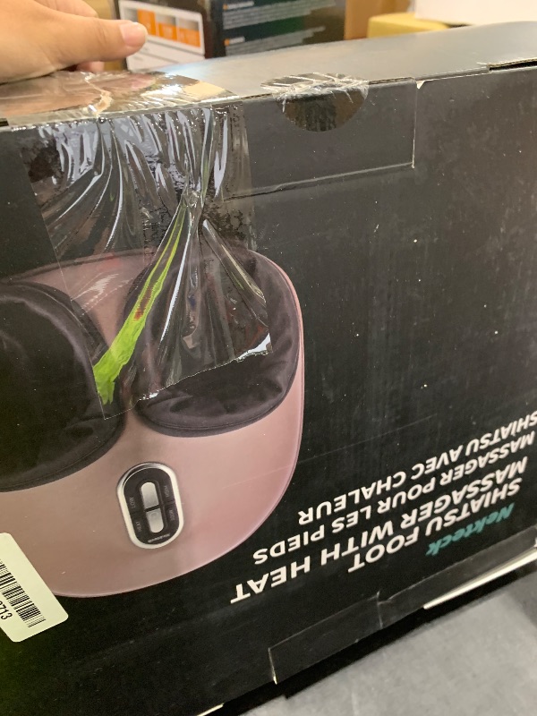 Photo 1 of Nekteck Shiatsu Foot Massager Machine with Soothing Heat, FSA Eligible Air Compression Deep Kneading Therapy, Improve Blood Circulation and Foot Wellness, Relax for Home Office Use, HSA Eligible