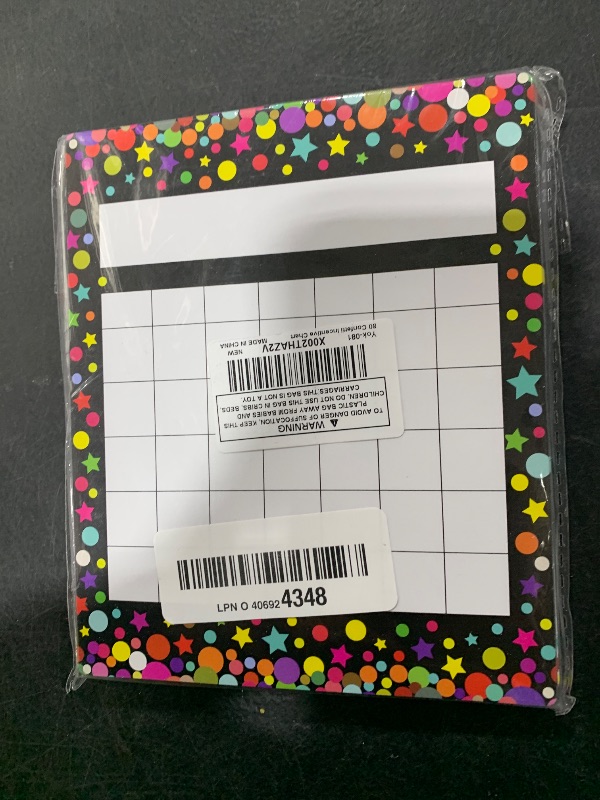 Photo 1 of Yoklili 80 Confetti Incentive Chart for Classroom Home with 800 Star Stickers
