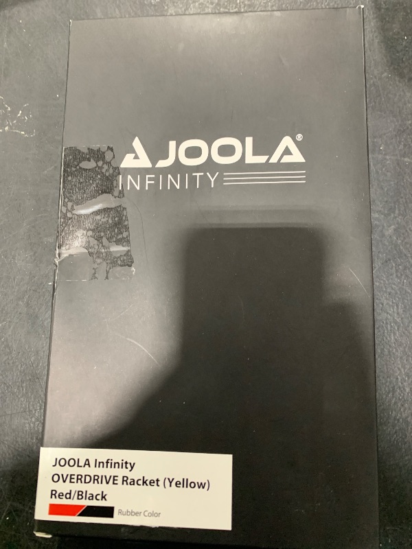 Photo 1 of JOOLA Infinity Overdrive - Professional Performance Ping Pong Paddle with Carbon Kevlar Technology - Black Rubber on Both Sides - Competition Table Tennis Racket for Advanced Training - Extreme Speed