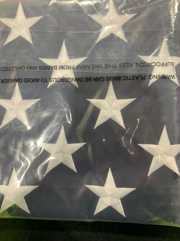 Photo 1 of XIFAN Combo Pack: American Flag & California Flag 3x5 Outdoor, Heavy Duty 210D Nylon US & CA Flag, Strongest Longest Lasting with Embroidered Stars/Sewn Stripes/Brass Grommets