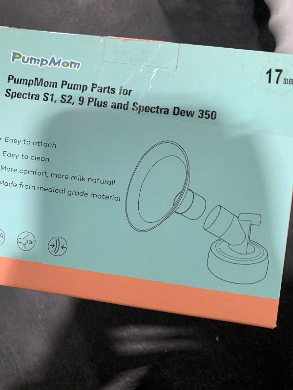 Photo 1 of PumpMom-us 17mm Oval Flanges with Soft Rim Compatible with Spectra S2 S1 9 Plus Breastpumps Accessories, Replacement Breast Shield and Duckbill Valves for Spectra Pump Parts and Flange