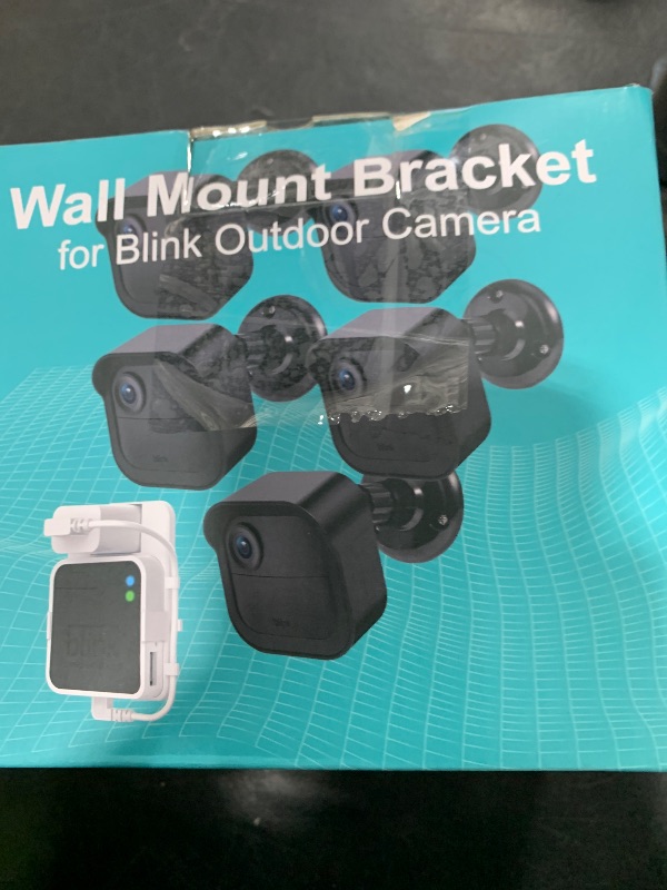 Photo 1 of Blink Outdoor Camera Wall Mount Compatible with 4 (Newest Model)& 4th Gen,5 Pack Weatherproof Protective Housing,360 Degree Adjustable with Blink Sync Module 2 Outlet Mount for Blink Camera System