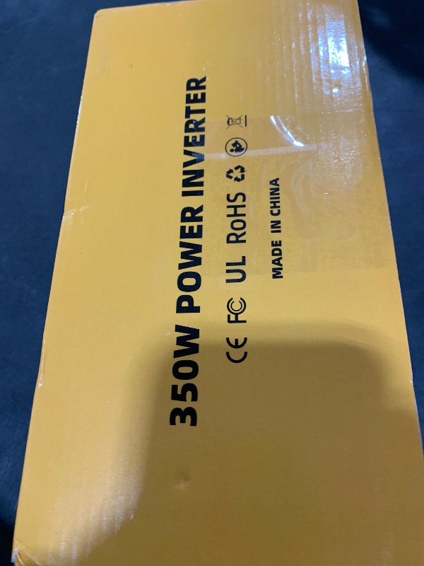 Photo 1 of 350W Power Inverter Compatible with DeWalt 20V Batteries: Ecarke Portable Power Outlet 2 AC Outlets 2 USB Phone Charger 2 Type-C, Generator DC 18V to AC 110V - Battery Adapter LED Light RGB Light