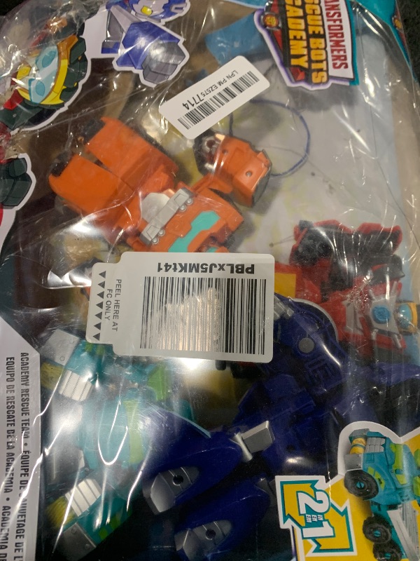 Photo 1 of Playskool Heroes Transformers Rescue Bots Academy Rescue Team Pack, 4 Collectible 4.5" Converting Action Figures, Toys for Kids Ages 3 & Up (Amazon Exclusive)