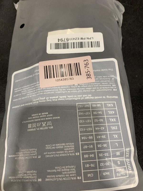 Photo 1 of 5Mayi Mens Underwear Boxer Briefs for Men Cotton Men's Boxer Briefs Black Pack of 5 M