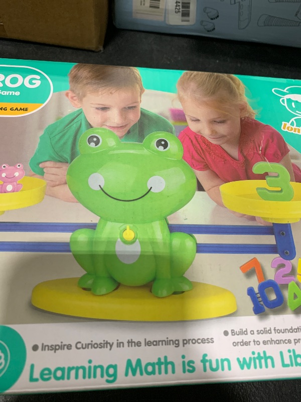 Photo 1 of lonfypeng Frog Balance Counting Toys, Cool Math Learning Games for Boys and Girls, Educational Number Preschool Toy, Fun Children's Gift STEM Math Games for Kids Age 3+ (63 PCS)