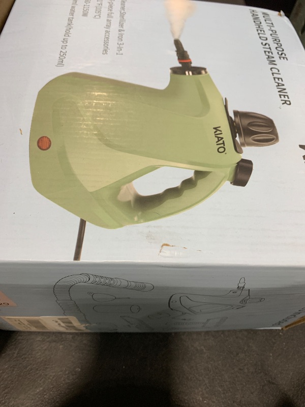 Photo 1 of Kiato Handheld Steam Cleaner, 10 in 1 Handheld Steamer for Cleaning, Upholstery Steam Cleaner for Surface Cleaning Home, Sofa, Car, Office