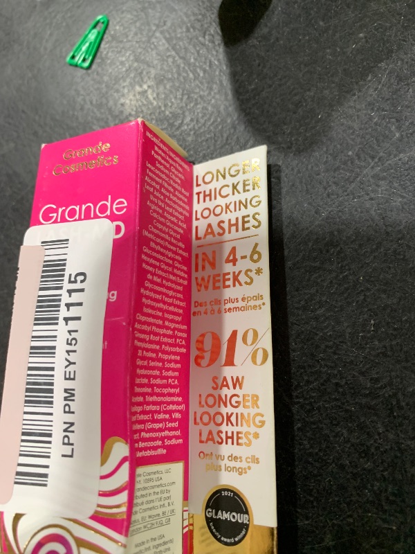 Photo 1 of Grande Cosmetics GrandeLASH-MD Lash Enhancing Serum - Peptide & Vitamin Infused Formula for Longer, Thicker, Fuller Looking Lashes - Ophthalmologist Tested, Cruelty-Free, 6 Week Supply (1mL)