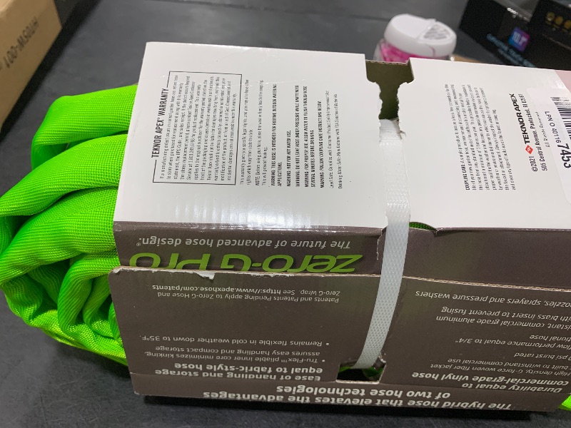 Photo 1 of Teknor Apex zero-G NeverKink Durable Kink Free Garden Hoses (zero-G Pro, 3/4" x 50')