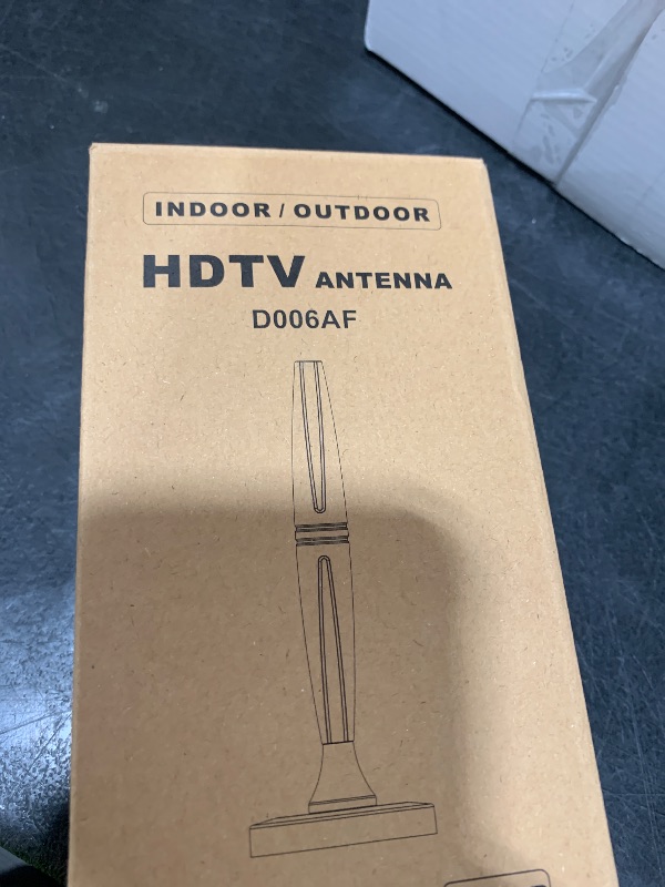 Photo 1 of Lyrwihn TV Antenna Indoor, Antenna for Smart TV, Support 4K 1080p with Signal Booster for Local Channels, 320 Miles Long Range Reception - 18ft (Dark Grey)