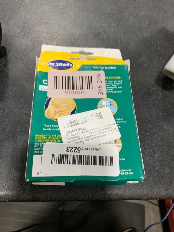 Photo 1 of Dr. Scholl's Callus Cushions with Hydrogel Technology, 5 ct // Cushioning Protection Against Shoe Pressure and Friction That Fits Easily in Any Shoe for Immediate and All-Day Pain Relief
