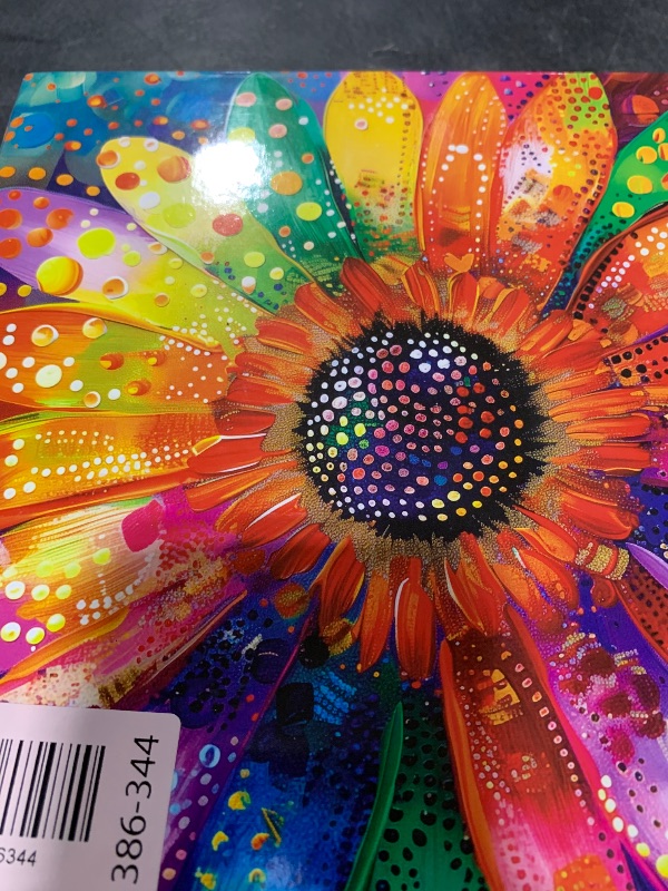 Photo 1 of Bgraamiens Puzzle-Colorful Rainbow Pointillisme Gerber Flower Jigsaw Puzzle 1000 Pieces Puzzles for Adults,Flower Artwork for Adults,Color Challenging Puzzle