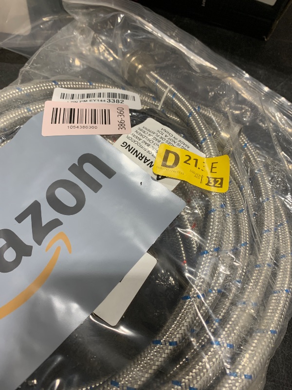Photo 1 of 15 FT Washing Machine Hose,Long Washer Water Supply Hoses Hot And Cold Connection(2Packs),Washer Machine Hose Universal Fit for All Standard Wash Machines-by MIFLUS