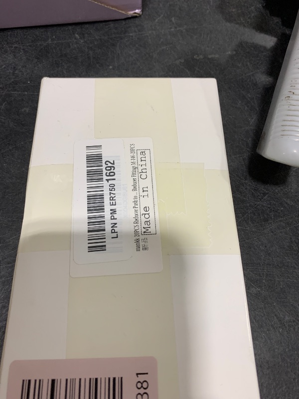 Photo 1 of mankk 20PCS Reducer Push to Connect Fittings 3 Sizes 1/4" OD x 3/8" 5/16" 1/8"OD Quick Connect Air Hose Fittings Straight Reducer Union Reducing Coupler