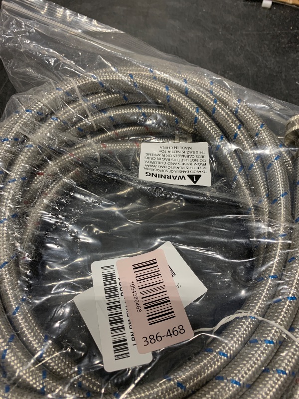 Photo 1 of 15 FT Washing Machine Hose,Long Washer Water Supply Hoses Hot And Cold Connection(2Packs),Washer Machine Hose Universal Fit for All Standard Wash Machines-by MIFLUS