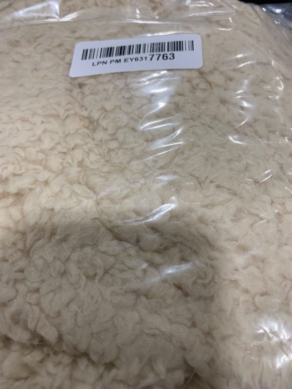 Photo 1 of 1 Pack 3 Calming Blankets Fluffy Premium Fleece Pet Blanket Soft Sherpa Throw for Dog Puppy Cat Beige Small (23" x16'')