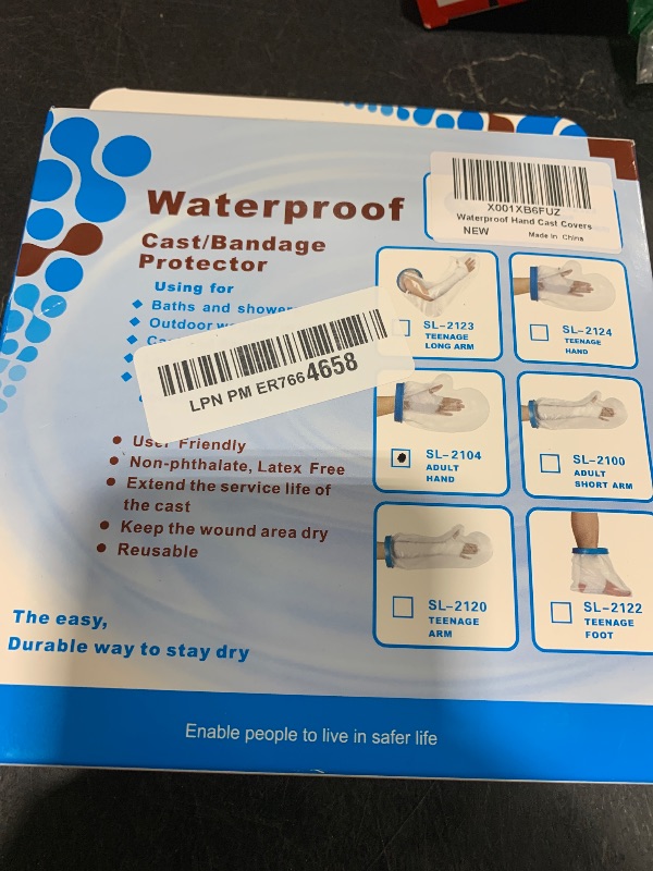 Photo 1 of UpGoing Waterproof Hand Cast Covers for Shower Bath, Adult Watertight Wrist Protector Resuable Wound Bandage Sleeve Bag for Broken Hand, Fingers, Surgery, Burns [2025 Upgrade]