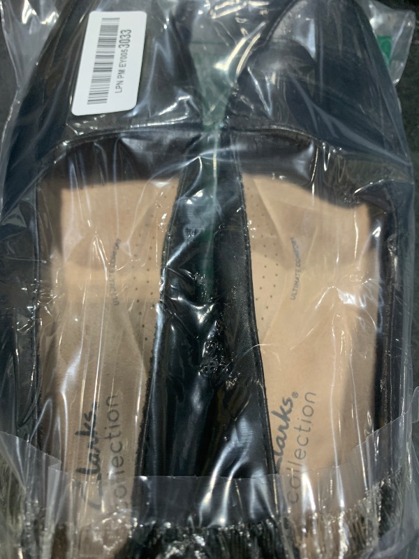 Photo 1 of Clarks womens Juliet Lora Loafer, Black Leather, 9.5 US