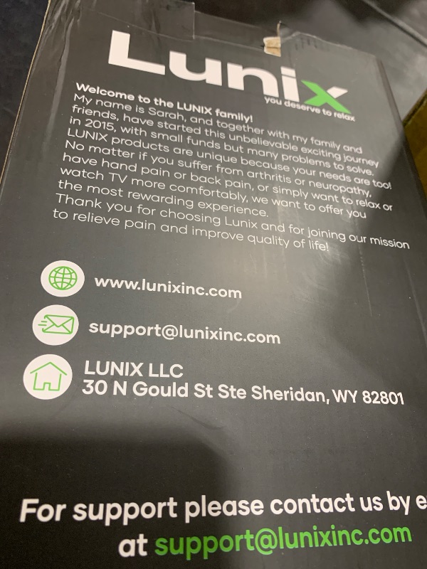Photo 1 of Lunix LX3 Cordless Hand Massager, Shiatsu Massage Machine with Heat and Compression 6 Levels Pressure Point Therapy for Arthritis, Pain Relief, Carpal Tunnel and Finger Numbness