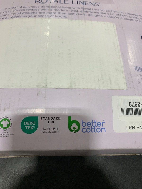 Photo 1 of ROYALE LINENS 400 Thread Count 100% American Grown Cotton 4 Piece Sateen Full Sheet Set - 1 Fitted, 1 Flat Sheet, 2 Pillow case - Sand Bedsheet Set - Cooling Cotton Sheets - (Full, Moroccan Sand)