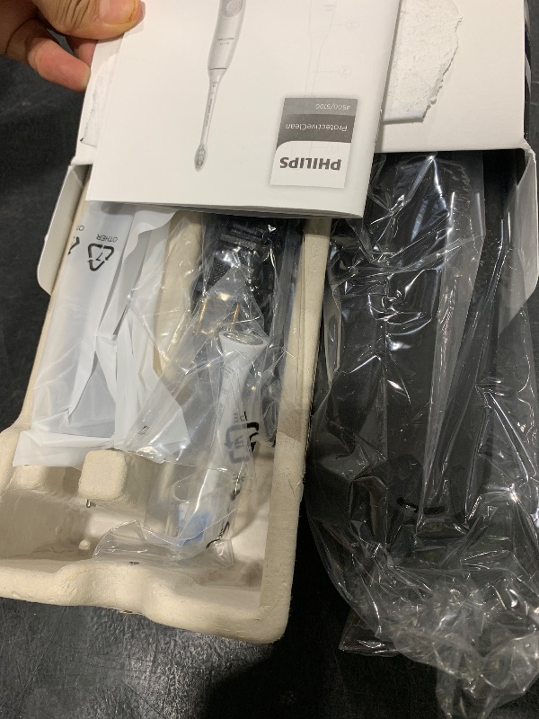 Photo 1 of Philips Sonicare ProtectiveClean 5100 Rechargeable Electric Toothbrush, with Pressure Sensor, 3 Cleaning Modes, SmarTimer and QuadPacer, 14-Day Battery Life, Travel Case, Black, Model HX6850/60
