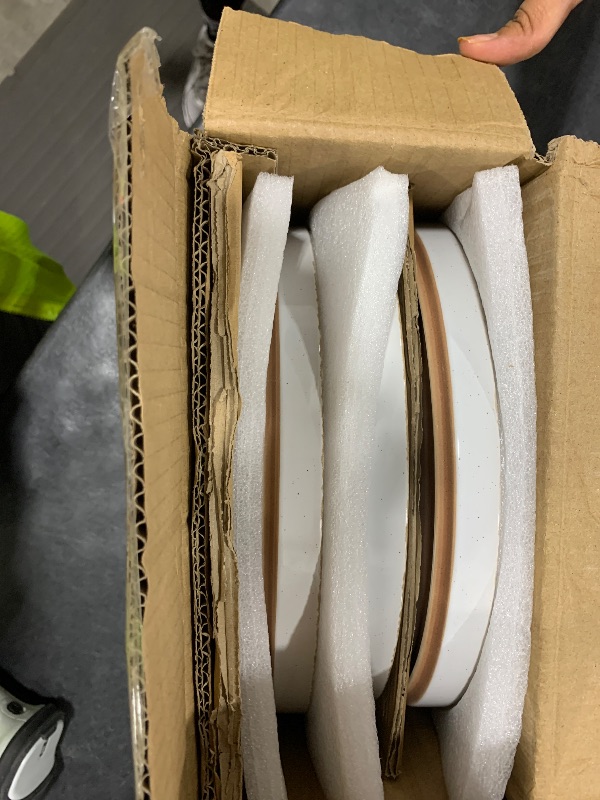 Photo 1 of AmorArc Ceramic Dinnerware Sets  6Handpainted Plates and Bowls Set with Rustic Terracotta Underside, Scratch Resistant Stoneware Dishes Set, Dishwasher & Microwave Safe