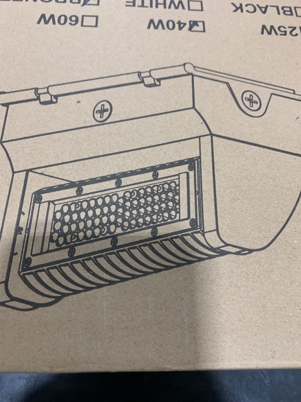 Photo 1 of Adjustable LED Wall Pack Light, 40W 5000K 5400 lumens Rotatable LED Wall Mount Lights, IP65 Waterproof/Dustproof Wall Light - Great for Hotel Hospital Warehouse Industrial Building Area