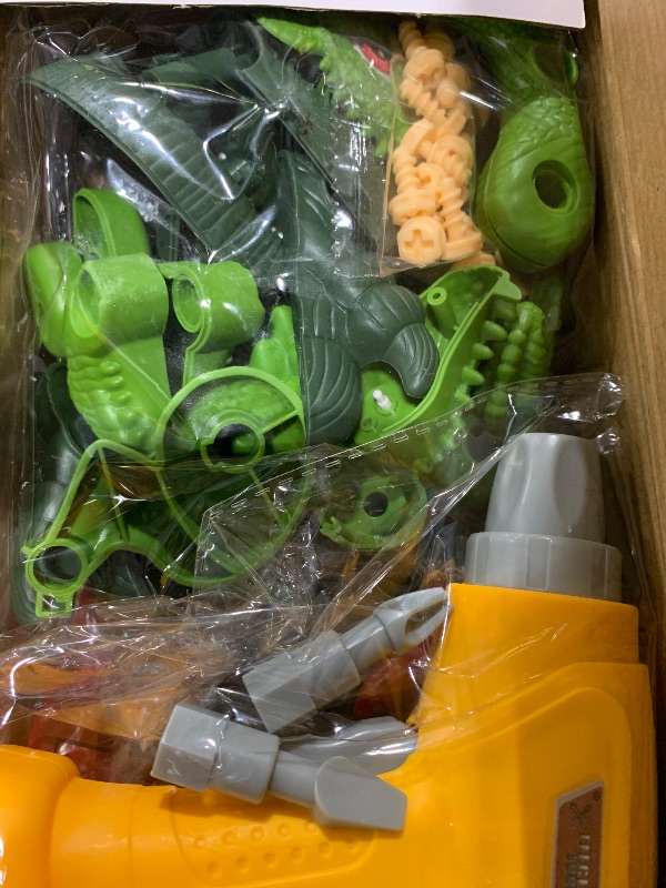 Photo 1 of Sanlebi Take Apart Dinosaur Toys for 4 5 6 7 Year Old Boys Kids Building Toy Set with Electric Drill Construction Engineering Play Kit STEM Learning for Boys Girls Age 3 4 5 Year Old