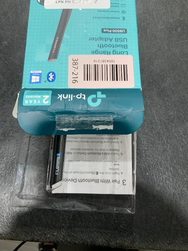 Photo 1 of TP-Link USB Bluetooth Adapter for PC, Bluetooth 5.3 Long Range Receiver, Plug and Play, Adjustable Antenna, Supports Windows 11/10/8.1/7 for Desktop, Laptop, PS5/PS4/Xbox Controller (UB500 Plus)