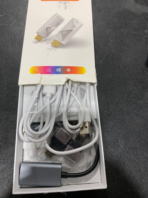 Photo 1 of Wireless HDMI Transmitter and Receiver 328FT/100M,4K Decode 1080P Output Wireless HDMI Extender,2.4G/5G Plug&Play Portable Wireless,for Streaming Video and Audio to Monitor from Laptop/TV Box