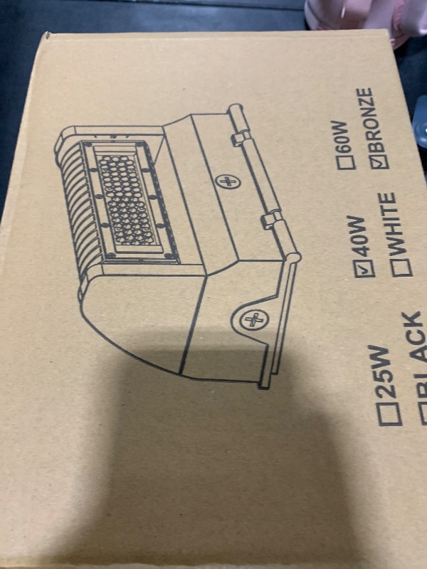 Photo 1 of Adjustable LED Wall Pack Light, 40W 5000K 5400 lumens Rotatable LED Wall Mount Lights, IP65 Waterproof/Dustproof Wall Light - Great for Hotel Hospital Warehouse Industrial Building Area