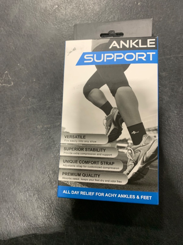 Photo 1 of ABIRAM Ankle Brace for Women & Men, Ankle Compression Sleeve, Foot Sleeve with Wrap, Ankle Support, Foot Brace for Sprained Foot & Arch, Plantar Fasciitis Relief Socks, Achilles Tendonitis, S