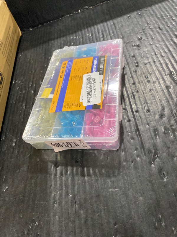 Photo 1 of Haisstronica 260PCS Heat Shrink Spade Connectors - Quick Disconnect Female & Male Spade Terminals for Watercraft, Electronics & Automotive